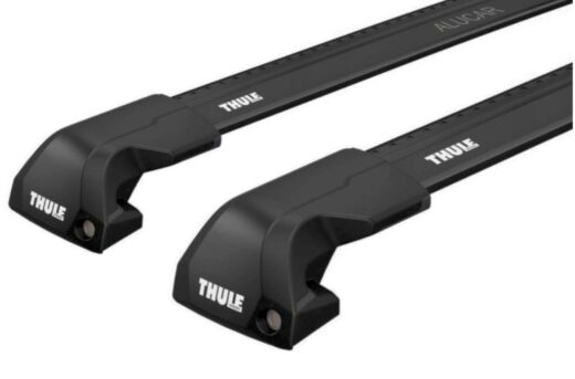 Kompletny bagażnik bazowy THULE Edge Flush Rail z belkami aluminiowymi WingBar Edge kolor czarny (7206+721X20+6XXX) reling zintegrowany