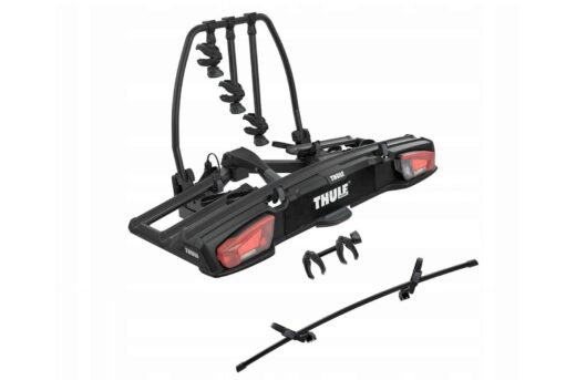 Thule VeloSpace XT 3 black + adapter na 4 rower - bagażnik rowerowy na hak | 4 rowery