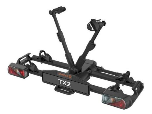 Bagażnik platforma na 2 rowery Spinder TX2 czarny | składany